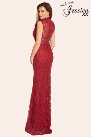 Jessica Wright Sequin Maxi Dress